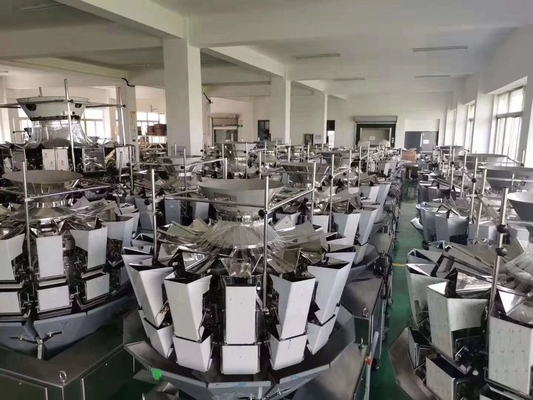 10 Head Weighing and Packing Machine Multihead Combination Weigher Sheet Food Packaging Machine