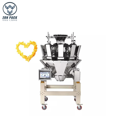 10 Head Weighing and Packing Machine Multihead Combination Weigher Sheet Food Packaging Machine